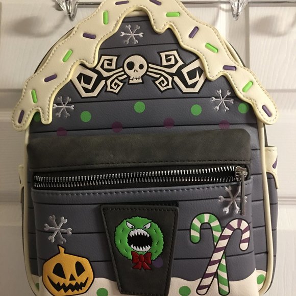 Disney Loungefly NIghtmare Before Christmas 11x10x4 Backpack -- BP1 main image 8